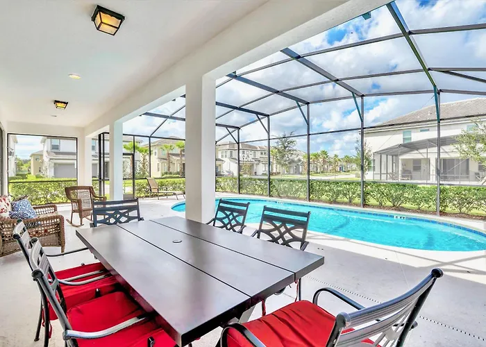 8Br Family Home - Pool Bbq Games - Near Disney